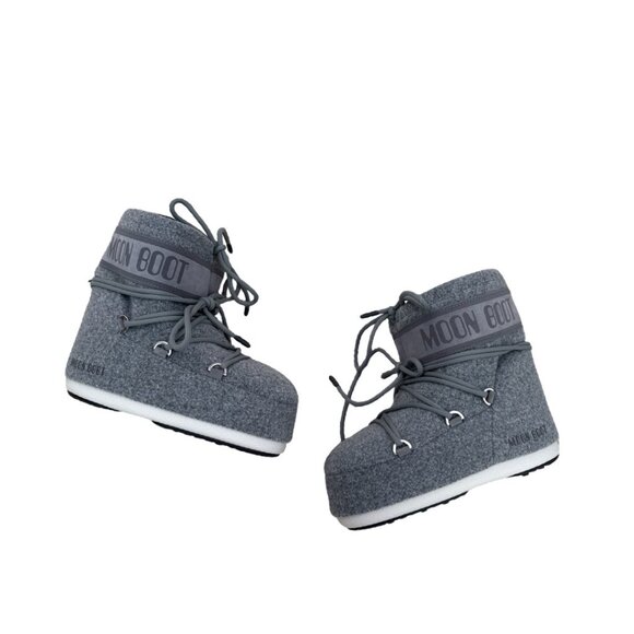 Moon Boot Iconic Low Felt Boots size4.5/ 6 - Picture 1 of 7